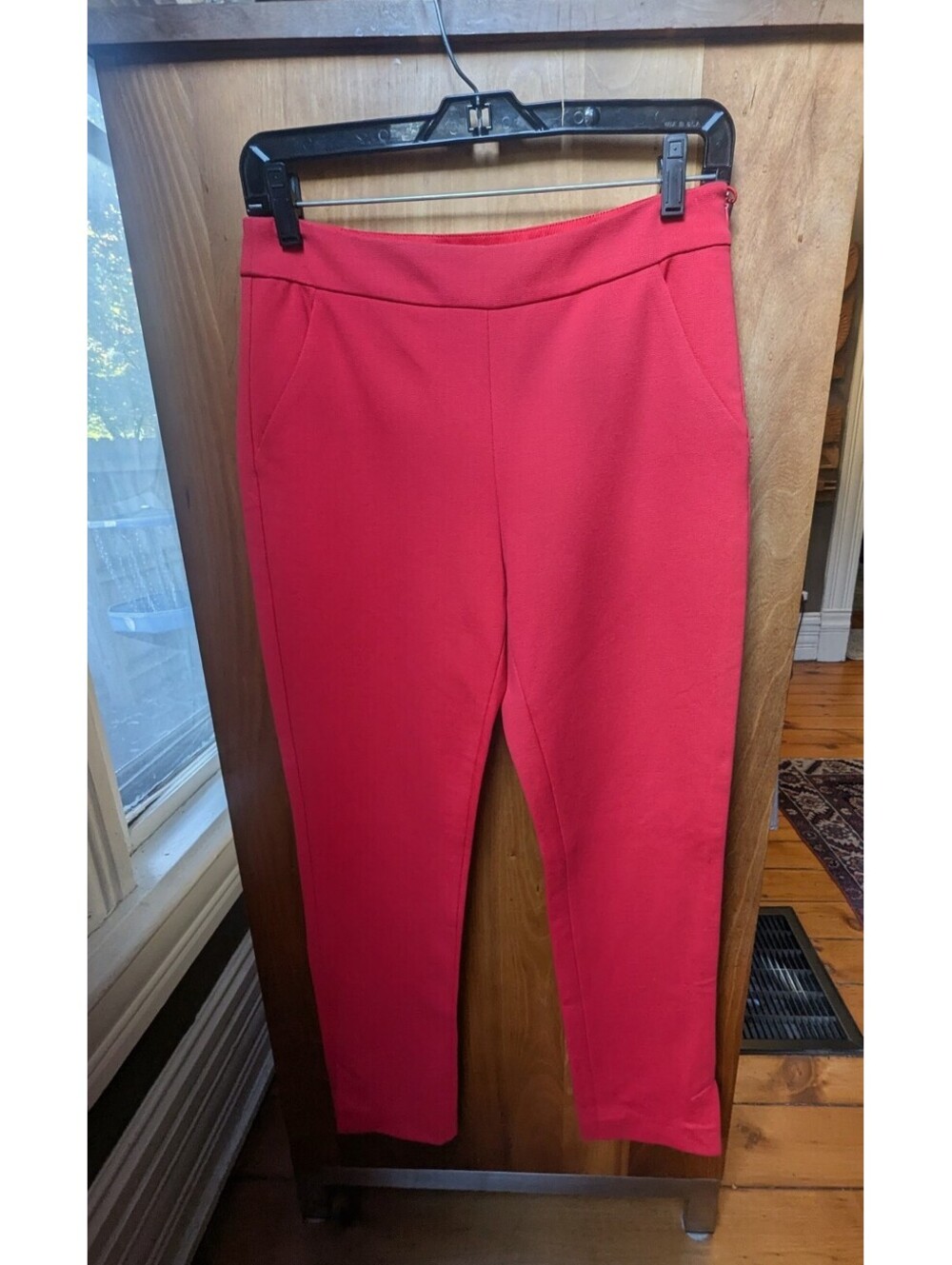 NWT GIORGIO ARMANI RED CIGARETTE PANTS SLIM TAILORED TROUSERS IT 40 | US 4